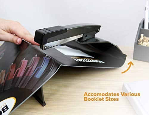 Bostitch Office No-Jam zımba makinesi, 20 yaprak, kolay ciltleme, siyah (B440SB), Saddle Stapler