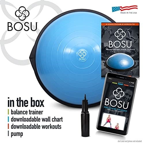 Bosu Ev Spor Salonu Ekipmanları Orijinal Denge Eğitmeni 26 İnç Çap