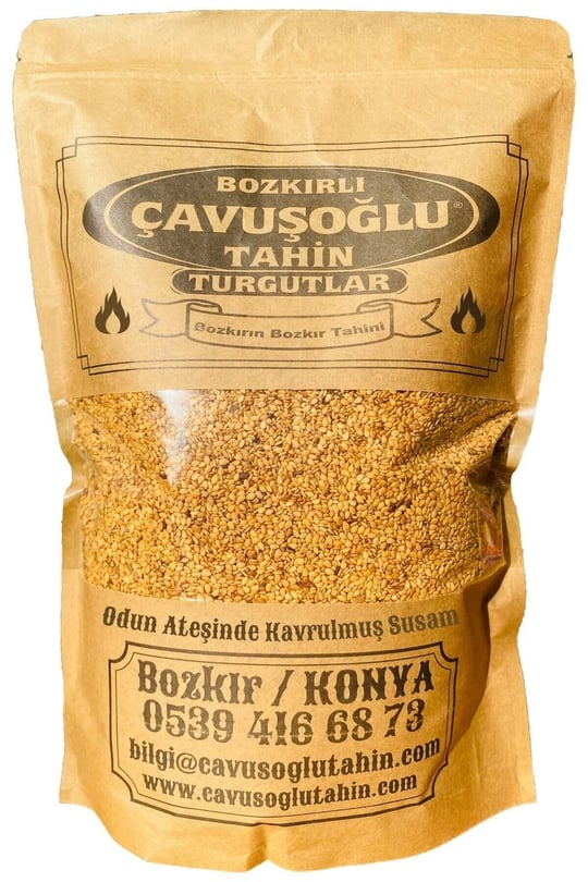 Bozkırlı Çavuşoğlu Odun Ateşinde Kavrulmuş Sarı Simitlik Susam 500g