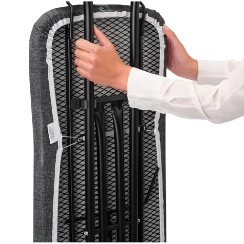 Brabantia 124x45cm (c) Buhar Kazanı Standlı Tıtan Oval Desenli Ütü Masası - Ssuh