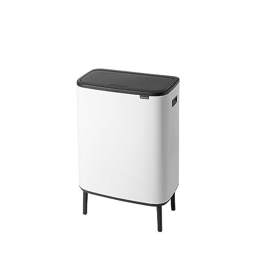 Brabantia 130205 çöp kovası, beyaz, 60 litre - Seçenekler: 1 Inneneimer (60L), 2 Inneneimer (2 x 30L)