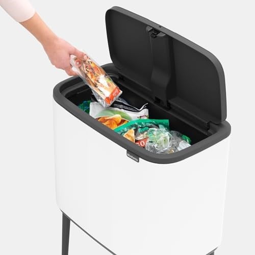 Brabantia Bo White Dokunmatik Çöp Kutusu, 36 L - Seçenekler: 1 Inneneimer (36L), 3 x 11 Liter, 3 x 11 litros...