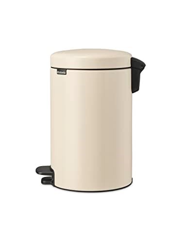 Brabantia - NewIcon pedallı çöp kovası 12 l – mutfak veya yatak odası için orta çöp kutusu – yumuşak kapanan kapak – kolay p - Seçenekler: 3 L, 3 Liter, 5 L, 5 Litre, 12 L, 12 Liter, 20 L, 20 litre...