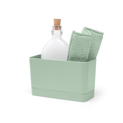 Brabantia - Sinkside bulaşık makinesi düzenleyici - mutfak aksesuarı - bulaşık makinesinde yıkanabilir - kaymaz taban - çıkarılabilir damlama kasesi - bulaşık fırçanızı, sabun ve bezlerinizi tutar -