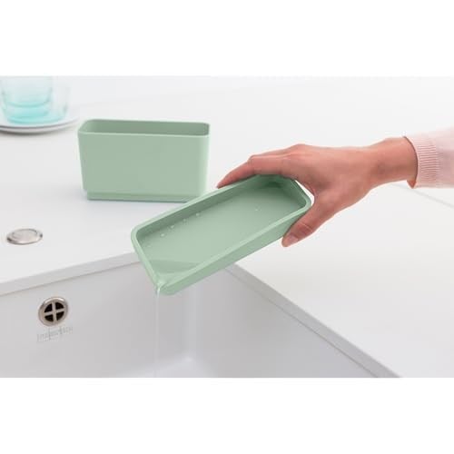 Brabantia - Sinkside bulaşık makinesi düzenleyici - mutfak aksesuarı - bulaşık makinesinde yıkanabilir - kaymaz taban - çıkarılabilir damlama kasesi - bulaşık fırçanızı, sabun ve bezlerinizi tutar -