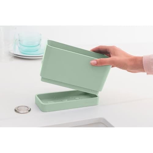 Brabantia - Sinkside bulaşık makinesi düzenleyici - mutfak aksesuarı - bulaşık makinesinde yıkanabilir - kaymaz taban - çıkarılabilir damlama kasesi - bulaşık fırçanızı, sabun ve bezlerinizi tutar -
