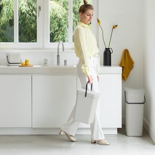 Brabantia Sort & Go Çöp Kovası - 3L, Yeşim Yeşili