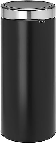 Brabantia Touch Bin New çıkarılabilir plastik parça, mat siyah/mat çelik, 30 l - Seçenekler: 1.4 LT, 10 L + 23 L, 10 and 23 Litre, 30 L, 30 liters...