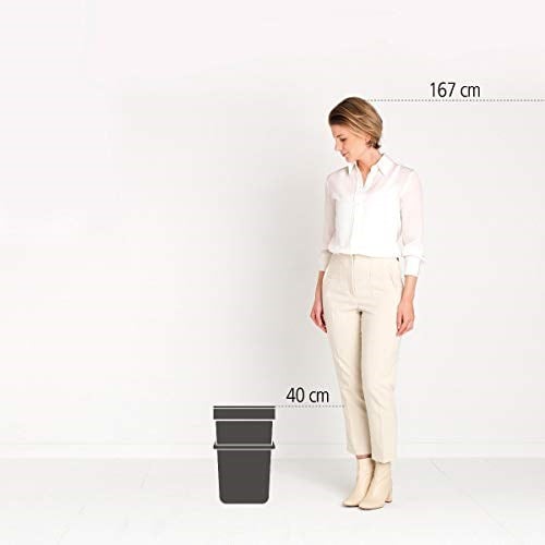 Brabantia Waste Bin Sort & Go 16 L Çöp kutusu, gray