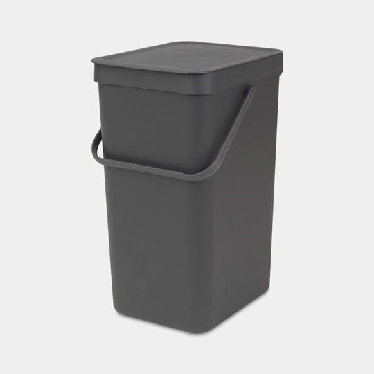 Brabantia Waste Bin Sort & Go 16 L Çöp kutusu, gray