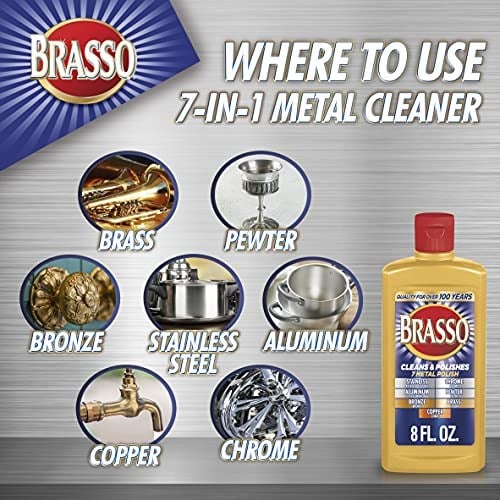 Brasso Reckitt Benckiser 2660089334 metal oje şişesi, 0,23 l