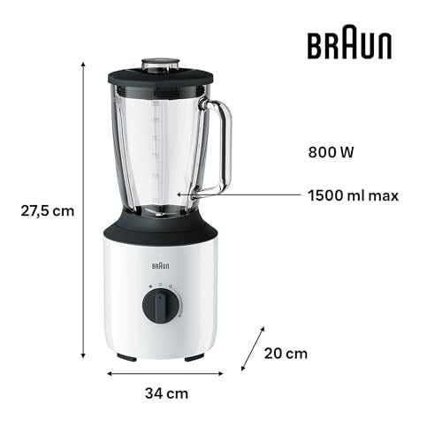BRAUN Powerblend 3 Sürahi Blender JB3150WH