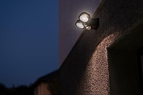 Brennenstuhl Pilli LED Spot Lamba LUFOS / Kablosuz LED Dış Mekan Spotu Pilli ve Hareket Sensörlü, 8 Adet LED Lamba, 2 x 240 Lümen, Dış Mekan için - Seçenekler: 2x 240 Lumen, 440 Lumen