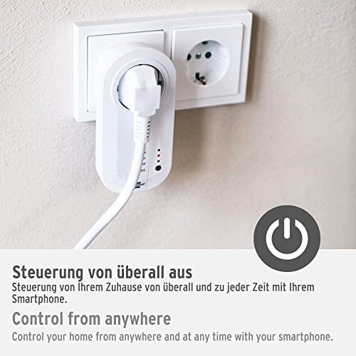 Brennenstuhl Wifi Özellikli Zaman Ayarlı Ses Kontrollü Akıllı Priz, Standart