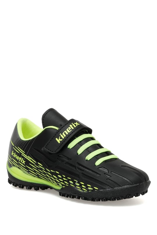 BRETON J TURF 2PR Siyah Erkek Çocuk Halı Saha Ayakkabısı Siyah-NEON SARI 33