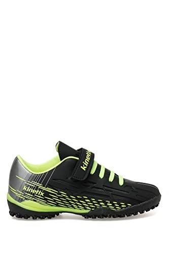 BRETON J TURF 2PR Siyah Erkek Çocuk Halı Saha Ayakkabısı Siyah-NEON SARI 35