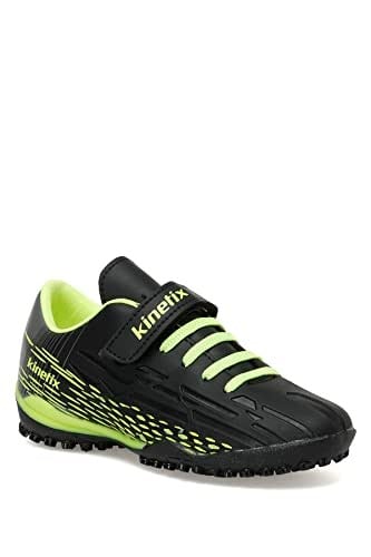 BRETON J TURF 2PR Siyah Erkek Çocuk Halı Saha Ayakkabısı Siyah-NEON SARI 32
