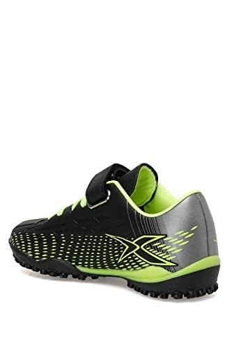 BRETON J TURF 2PR Siyah Erkek Çocuk Halı Saha Ayakkabısı Siyah-NEON SARI 32