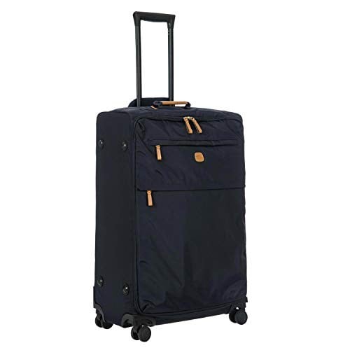 Brics X-Bag Çerçeveli Büyük İplik Makinesi - 76 cm - Tekerlekli Valizler - Kareli Bagaj - Lacivert, Lacivert, One Size, 30 EU