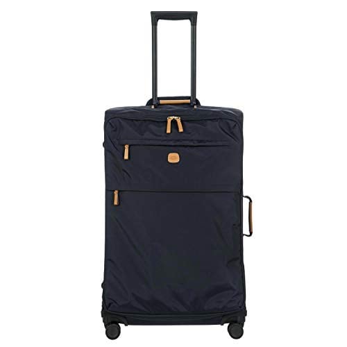 Brics X-Bag Çerçeveli Büyük İplik Makinesi - 76 cm - Tekerlekli Valizler - Kareli Bagaj - Lacivert, Lacivert, One Size, 30 EU