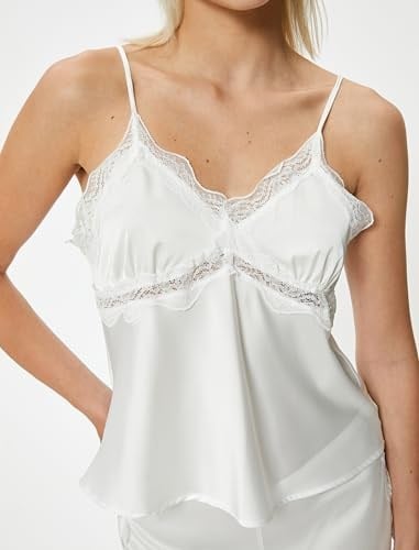 Bridal Saten Askılı Pijama Üstü