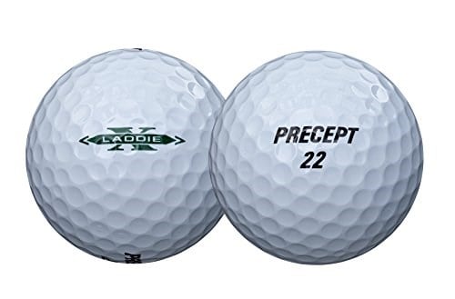 Bridgestone Golf Precept Laddie Extreme Golf Topları, 24lü Paket, Beyaz, 2017