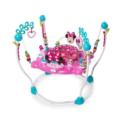 Bright Starts Disney Baby Minnie Mouse PeekABoo Işıklı ve Melodili Aktivite Hoppalası, 6 Aylık ve Üzeri, 11 kga kadar