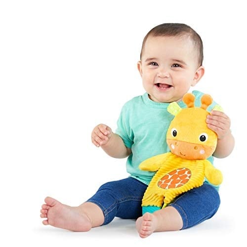 Bright Starts Snuggle & Teethe Yeni Doğanlar için Zürafa Peluş Diş Kaşıyıcı Oyuncak