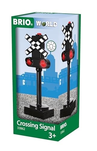 Brio Crossing Signal, Tren Yolu için Oyuncak Tren Geçiş Sinyali - Seçenekler: Crossing Signal, First Railway, First Railway Set...