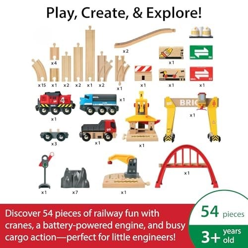 Brio Delüks Kargo Tren Yolu Seti-33097
