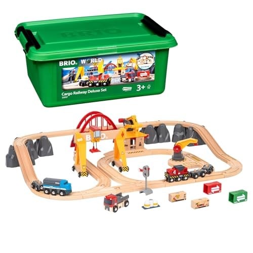 Brio Delüks Kargo Tren Yolu Seti-33097