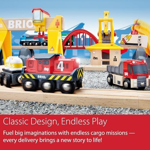 Brio Delüks Kargo Tren Yolu Seti-33097