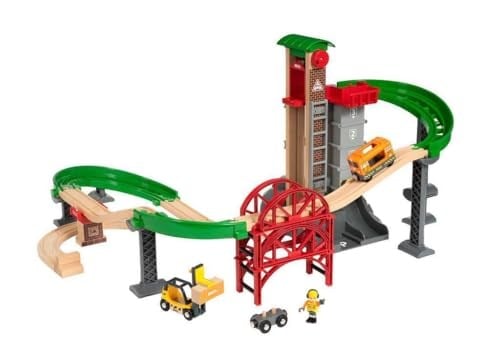 Brio Lift & Load Warehouse, Kaldırma ve Yükleme Depo Oyuncak Seti - Seçenekler: Lift & Load Warehouse, Crossing Signal...