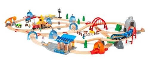 BRIO World 33977 Smart Tech Sound Deluxe Seti - Kapsamlı Komple Sette Kayıt Fonksiyonlu Etkileşimli Loco, Depolama Kutuları ile birlikte - 3 yıldan itibaren tavsiye edilir
