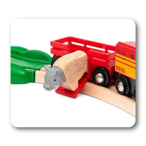 BRIO World 33988 İskandinav Ormanı Hayvanları Seti - BRIO Ahşap Tren Aksesuarları - 3 yıldan itibaren tavsiye edilir