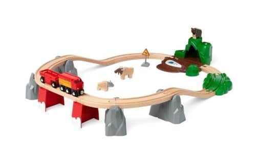 BRIO World 33988 İskandinav Ormanı Hayvanları Seti - BRIO Ahşap Tren Aksesuarları - 3 yıldan itibaren tavsiye edilir