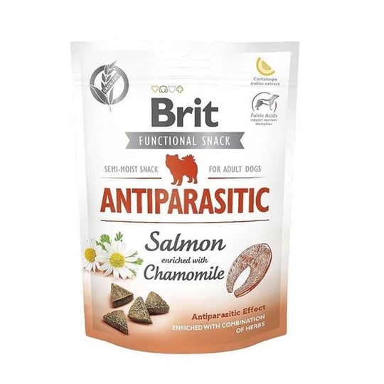Brit Care Functional Snack, Parazit Önlemek İçin, Tahılsız, Somon Balıklı Ve Papatyalı, Fonksiyonel Yetişkin Köpek Ödülü, 150 g