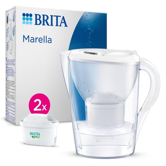 Brita BRITA Marella Cool 2x Maxtra Pro All-In-1 Filtreli Su Arıtma Sürahisi - Beyaz