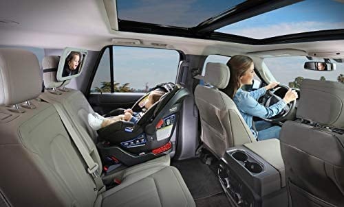 Britax Bebek Araba Aynası, XL Boyut, Arka Koltuk İçin, Kırılmaz Cam
