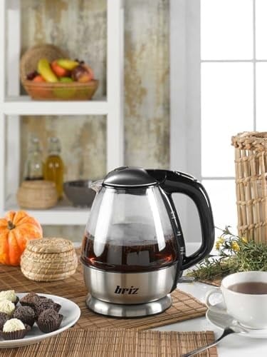 Briz BR711 Inox Su Isıtıcı Cam Kettle