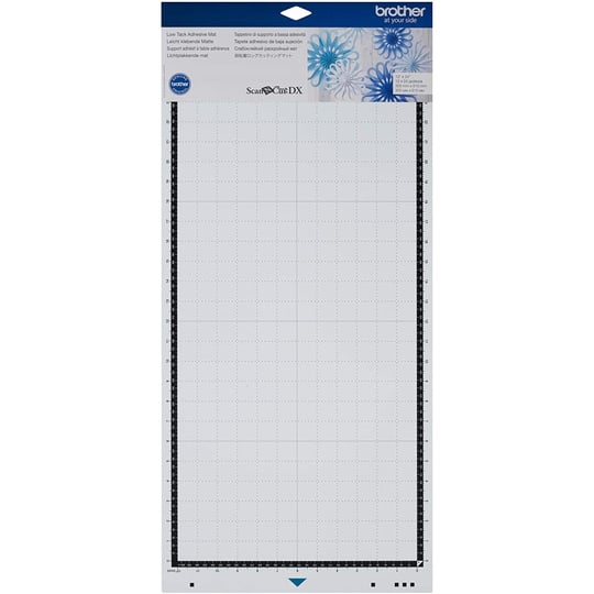 Brother ScanNCut DX Mat CADXMATLOW24, Büyük 30,48 cm x 60,96 cm İnce ve Hassas Malzemeler için Düşük Yapışkanlı Yapıştırıcı, Brother Kesm - Seçenekler: 30,48 cm x 60,96 cm Düşük Tack, 30,48 cm x 60...