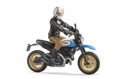 Bruder Ducati Scrambler Desert Motorsiklet Ve Sürücüsü - Seçenekler: Desert, Racer