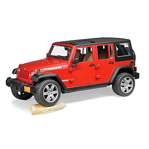 Bruder - Jeep Wrangler Unlimited Rubicon Ölçekli Model