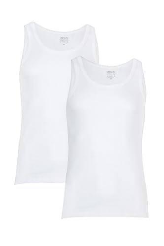 Bsm Erkek Kaşkorse 2 li Atlet 11373 Beyaz 3XL