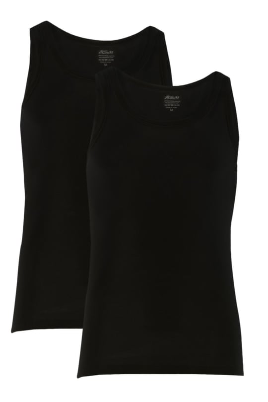 Bsm Erkek Kaşkorse 2 li Atlet 11373 Siyah 3XL