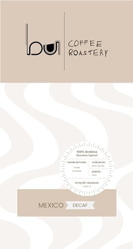 bu COFFEE ROASTERY Mexico Decaf (Kafeinsiz) Yöresel Kahve 250 gr (Çekirdek)