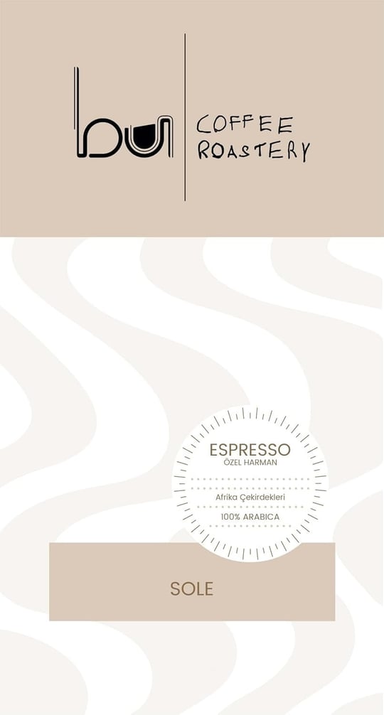 bu COFFEE ROASTERY SOLE Espresso 250 gr (Çekirdek)