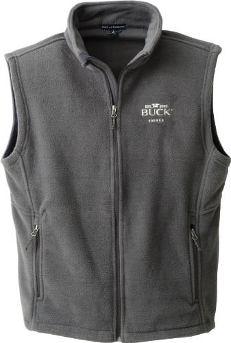 BUCK KNIFE (6353) Mens Zip-Up Polar Yelek - L