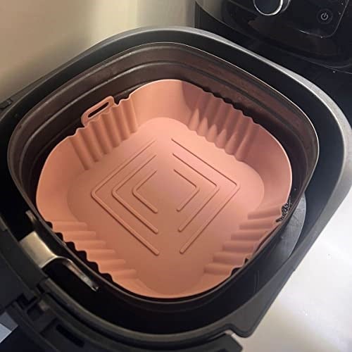 BUFFER® Renkli Isıya Dayanıklı Yıkanılabilir Silikon Fırın Ve Airfryer Kare Model Pişirme Matı 20 Cm (gri)