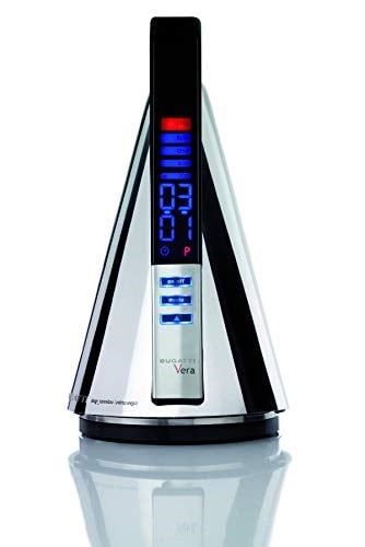 BUGATTI Vera, sıcaklık kontrolü ve zamanlayıcı, Kapasite 1.75 litre, 2400 W, Paslanmaz Çelik ile elektronik su ısıtıcısı (Yeşil Elma)